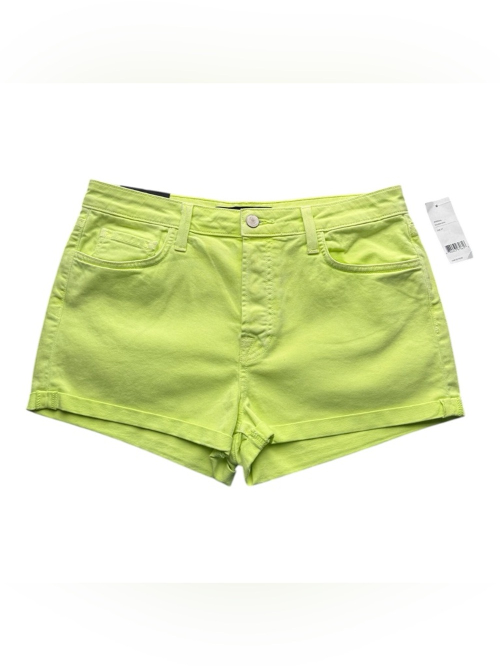 J BRAND SHORTS | Gracie High - Rise |  27 (4) | NWT | Neon / Highlighter Yellow